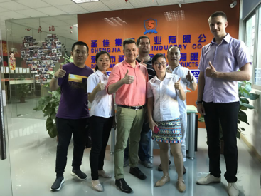 A group company from Russian visited Shengjia on June 5th 2017