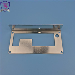 Customized degreasing punching bending bracket aluminum heat sink